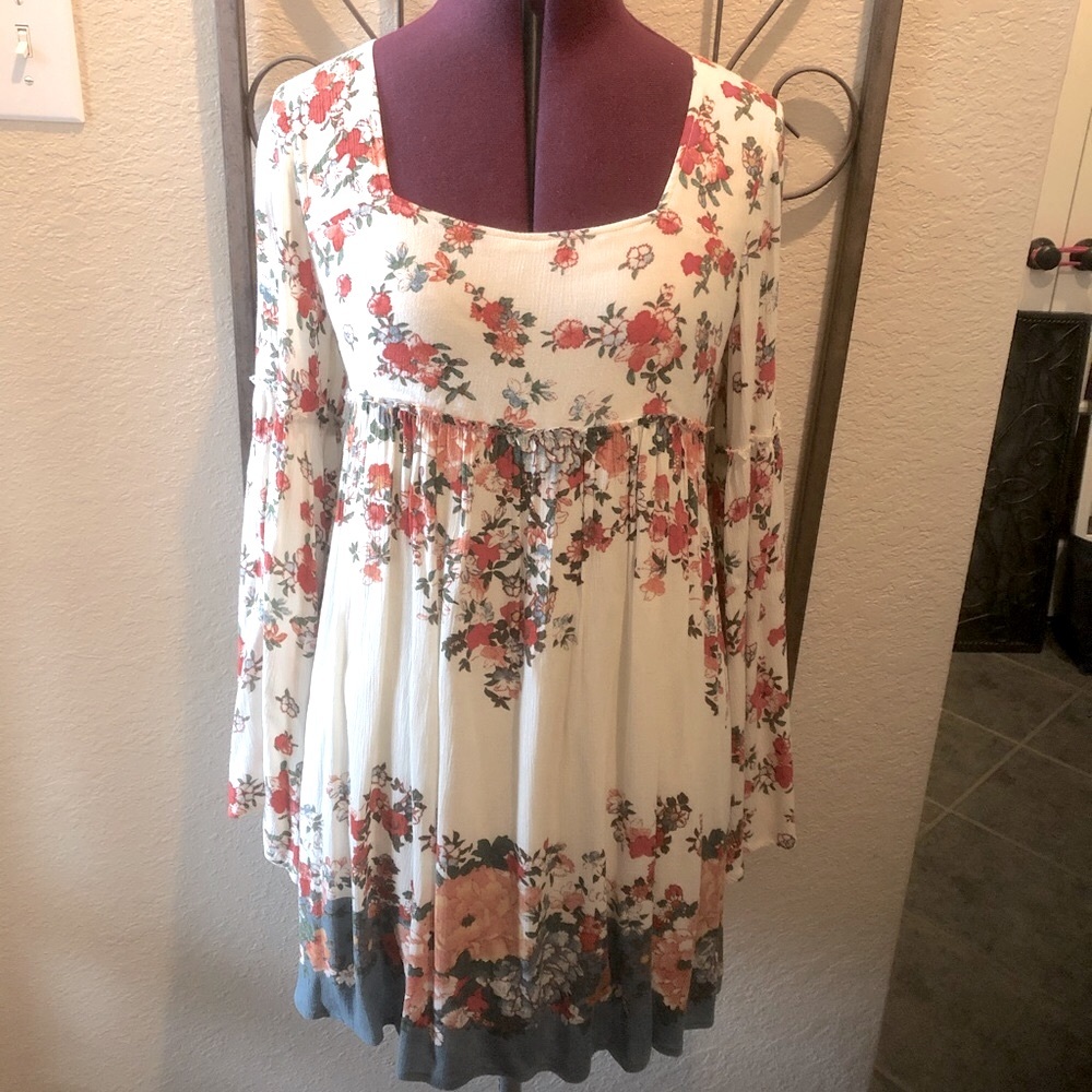 Free People Floral Tunic